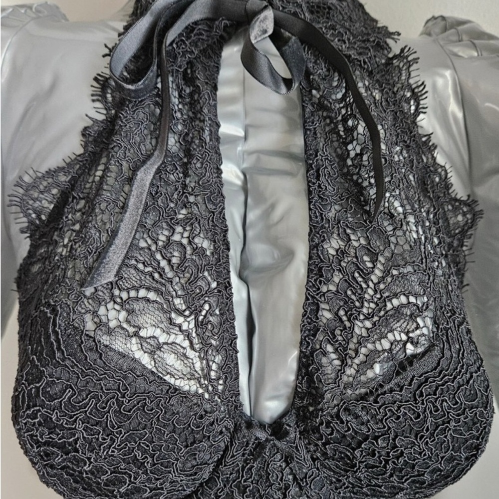 Victoria Secret black Lace Halter Bralette